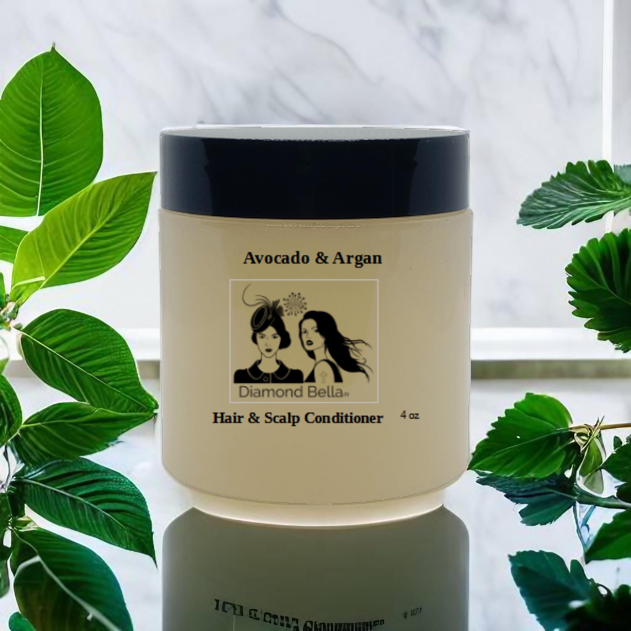 Avocado & Argan Hair & Scalp Conditioner 4 oz - Image 2
